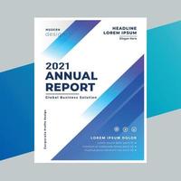 Business annual report cover page design templates vector