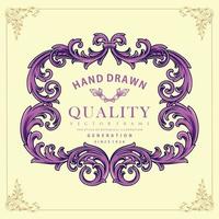 Classic Ornaments frame elegant best design vector