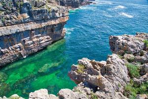 Scenic Mouth of Hell Boca de Inferno Gorge near Cascais, Portugal photo