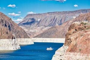 Hoover Dam Power Towers and Reservoir photo