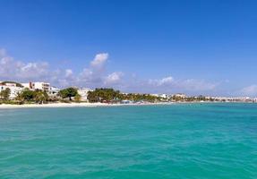 Scenic beaches, playas, and hotels of Playa del Carmen, a popular tourism destination for vacations and holidays on Mayan riviera