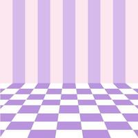 purple checkerboard product display scene background vector