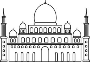 mosque outline vector