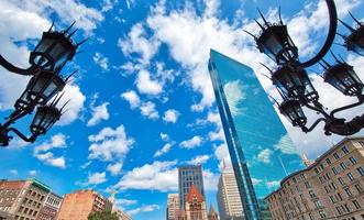 Famous Copley Square and city skyline photo