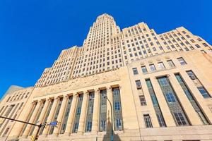 ayuntamiento de buffalo, el edificio de 378 pies de altura es la sede del gobierno municipal, uno de los edificios municipales más grandes y altos de los estados unidos foto