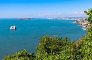 Mexico, views from Mazatlan panoramic skyline lookout Mirador Del Faro and Mirador de Crystal photo