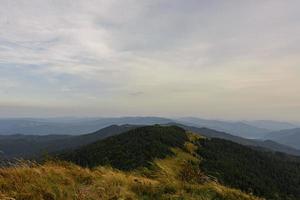 mountain landscape with blue sky photo