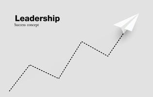 liderazgo, vector de concepto de éxito, diseño de vectores