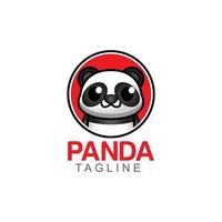 ilustración vectorial del logotipo de la empresa panda