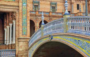 Plaza De Espana, Seville, Architectural Details and Ornaments photo