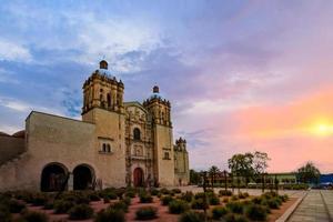 Mexico, Landmark Santo Domingo Cathedral in historic Oaxaca city center photo