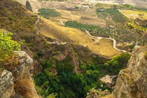 Scenic Andalusian landscapes near Ronda, Spain photo