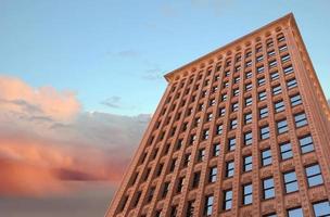 Prudential Guaranty Building in Buffalo downtown photo