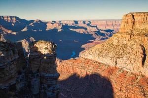 vistas panorámicas y paisajes del gran cañón foto