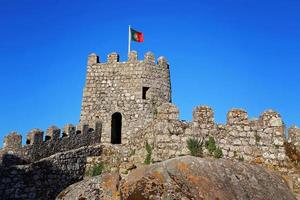 sintra, portugal, pintoresco castillo de los moros foto