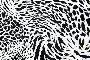 texture of print fabric striped zebra and leopard for background photo