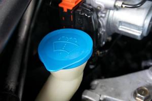 the liquid cap in car engine photo