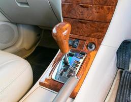 Automatic transmission gear shift. photo