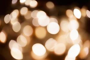 Beautiful bokeh pattern background created by orange light.blur photo