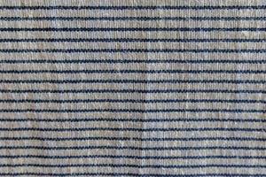 Picture of a horizontal alternating dark and white woven fabric texture. fabric material for furniture photo