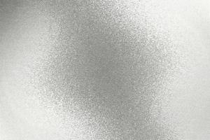 Texture of silver rough metal, abstract background photo