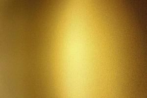Light shining on gold metallic foil wall, abstract texture background photo