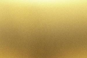 Refraction on gold metal wall texture, abstract background photo