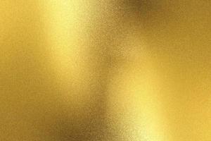 superficie de pared metálica dorada brillante, fondo abstracto foto