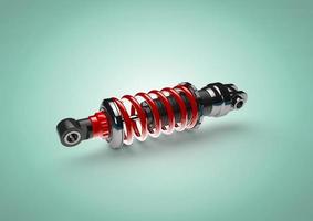 High End Red Car Racing Shock Absorber for Custom Car Modification photo