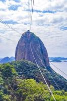 Sugarloaf mountain Pao de Acucar panorama Rio de Janeiro Brazil. photo