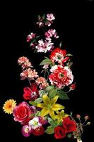 flores patrón diseño floral botánico tropical fondo
