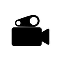 video camera icon vector. simple flat icon vector