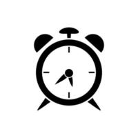 alarm clock icon vector. time reminder vector