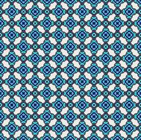 Blue and white color seamless pattern texture and template. Multicolored. Colorful ornamental graphic design. Colored mosaic ornaments. vector