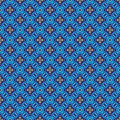 Blue and white color seamless pattern texture and template. Multicolored. Colorful ornamental graphic design. Colored mosaic ornaments.
