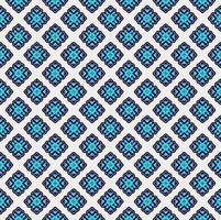 Blue and white color seamless pattern texture and template. Multicolored. Colorful ornamental graphic design. Colored mosaic ornaments. vector