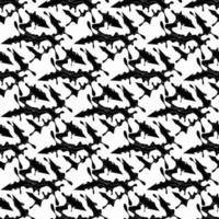 Black and white arrows seamless pattern texture. Greyscale ornamental graphic design. Mosaic ornaments. Pattern template. vector