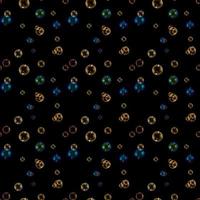 Bubbles seamless pattern texture and template. Multicolored. Colorful ornamental graphic design. Colored mosaic ornaments. vector