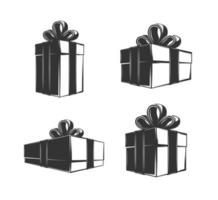 Gift box isolated on white background vector