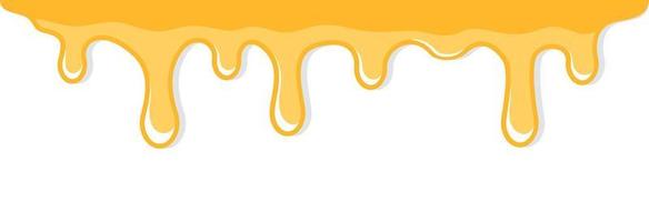 Honey dripping element vector