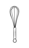 Whisk isolated on white background vector