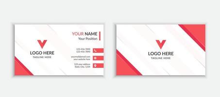 Stylish name card and business card vector