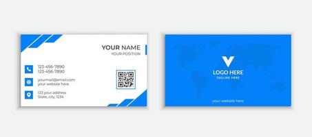 Creative stylish name card and business card design vector