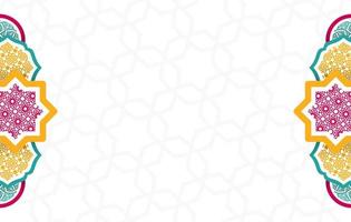 Arabic Color Simple Pattern Vector Design