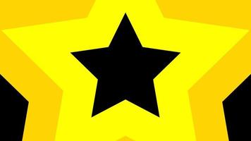 Abstract yellow star transition background concept photo