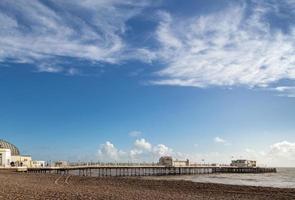 View of Worthing Pier in West Sussex photo