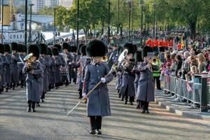 Londres, Reino Unido, 2005. Banda de la honorable compañía de artillería. foto