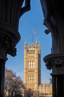 Londres, Reino Unido, 2015. vista de las casas del parlamento foto