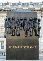 London, UK, 2015. The Women of World war II Statue in Whitehall photo