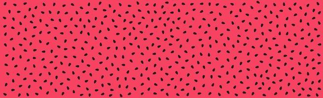 Abstract red - pink watermelon background with seeds - Vector